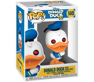 Figura Pop Disney 90Th Anniversary Donald Duck With Heart Ey
