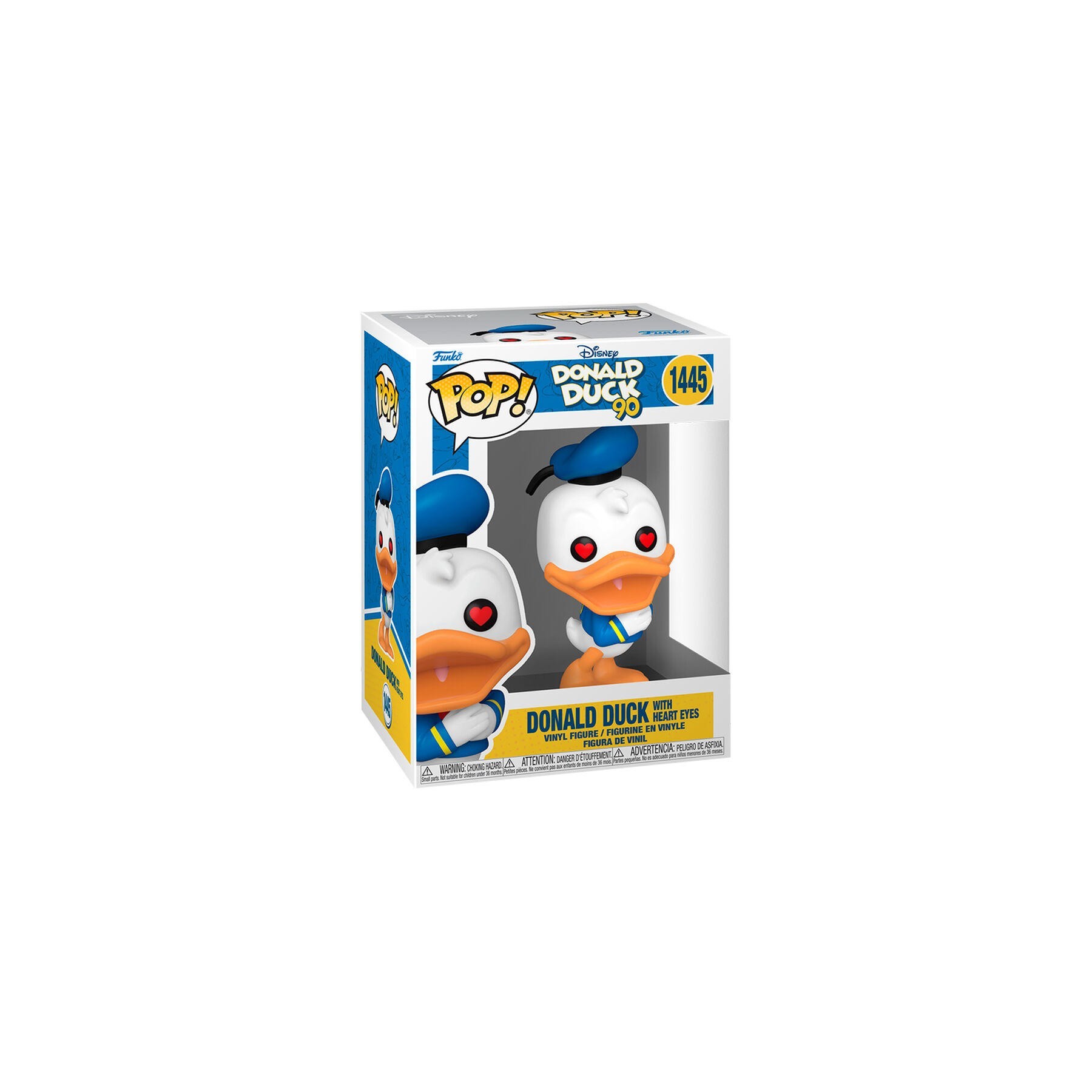 Figura Pop Disney 90Th Anniversary Donald Duck With Heart Ey