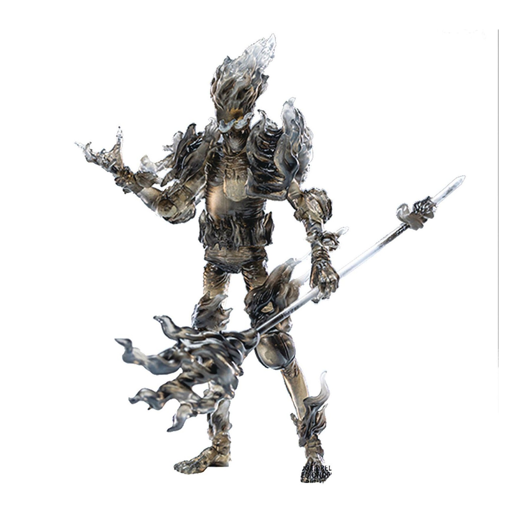 Figura Diamond Collection Juez Dredd Judge Fire Black & Whit