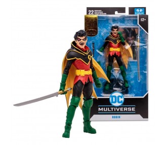 Figura Mcfarlane Dc Multiverse Damian Wayne Robin 17Cm