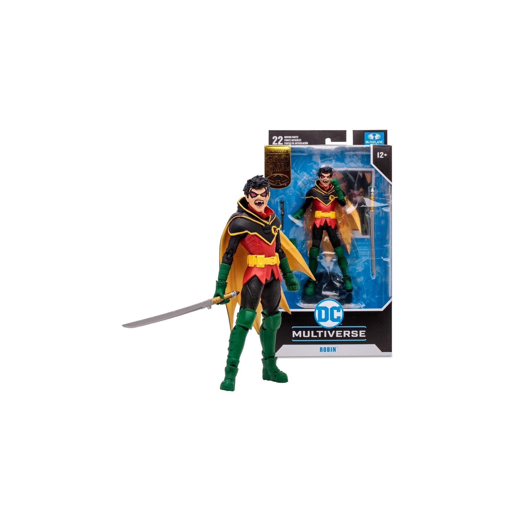 Figura Mcfarlane Dc Multiverse Damian Wayne Robin 17Cm