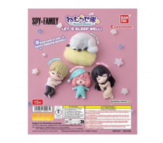 Set Gashapon Spy X Family Lets Sleep Well!