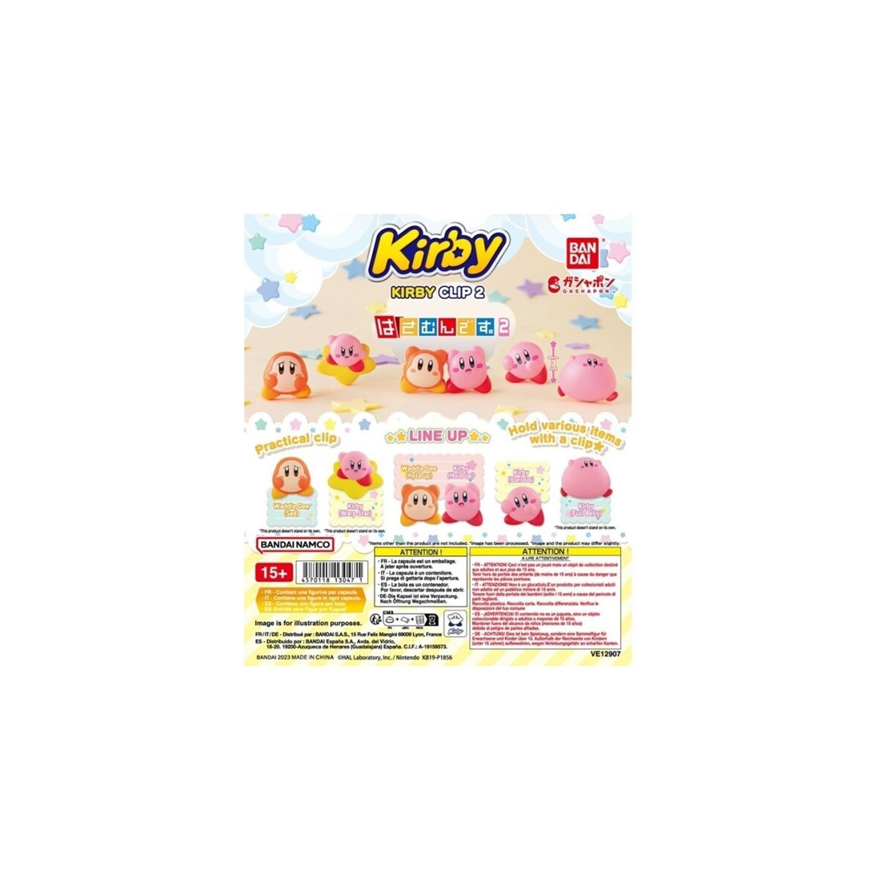 Set Gashapon Lote 40 Articulos Kirby Clip 2