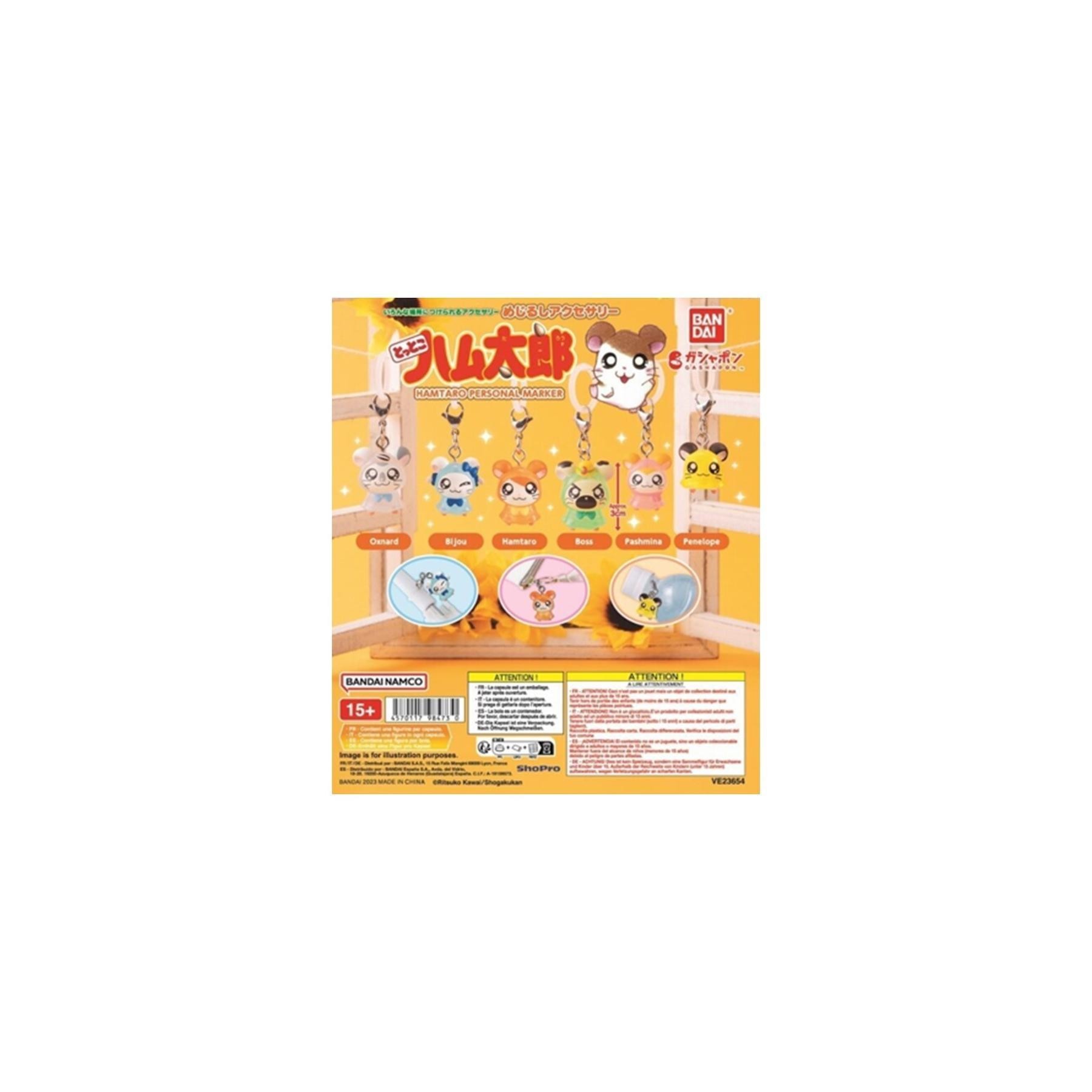 Surtido Gashapon 40 Unidades Hamtaro Personal Marker