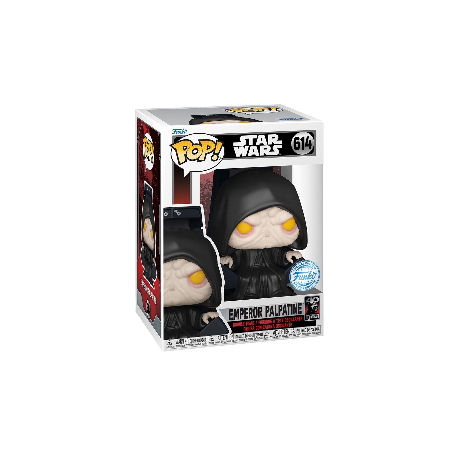 Figura Pop Star Wars Emperor Palpatine Exclusive