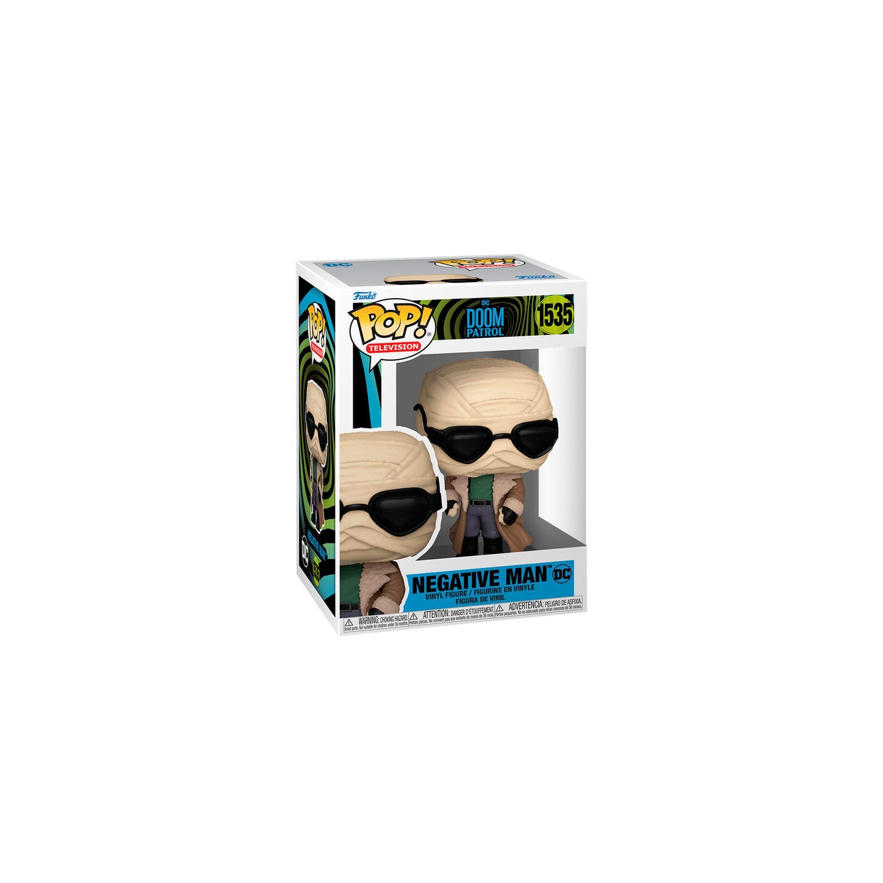 Figura Pop Dc Comics Doom Patrol Negative Man