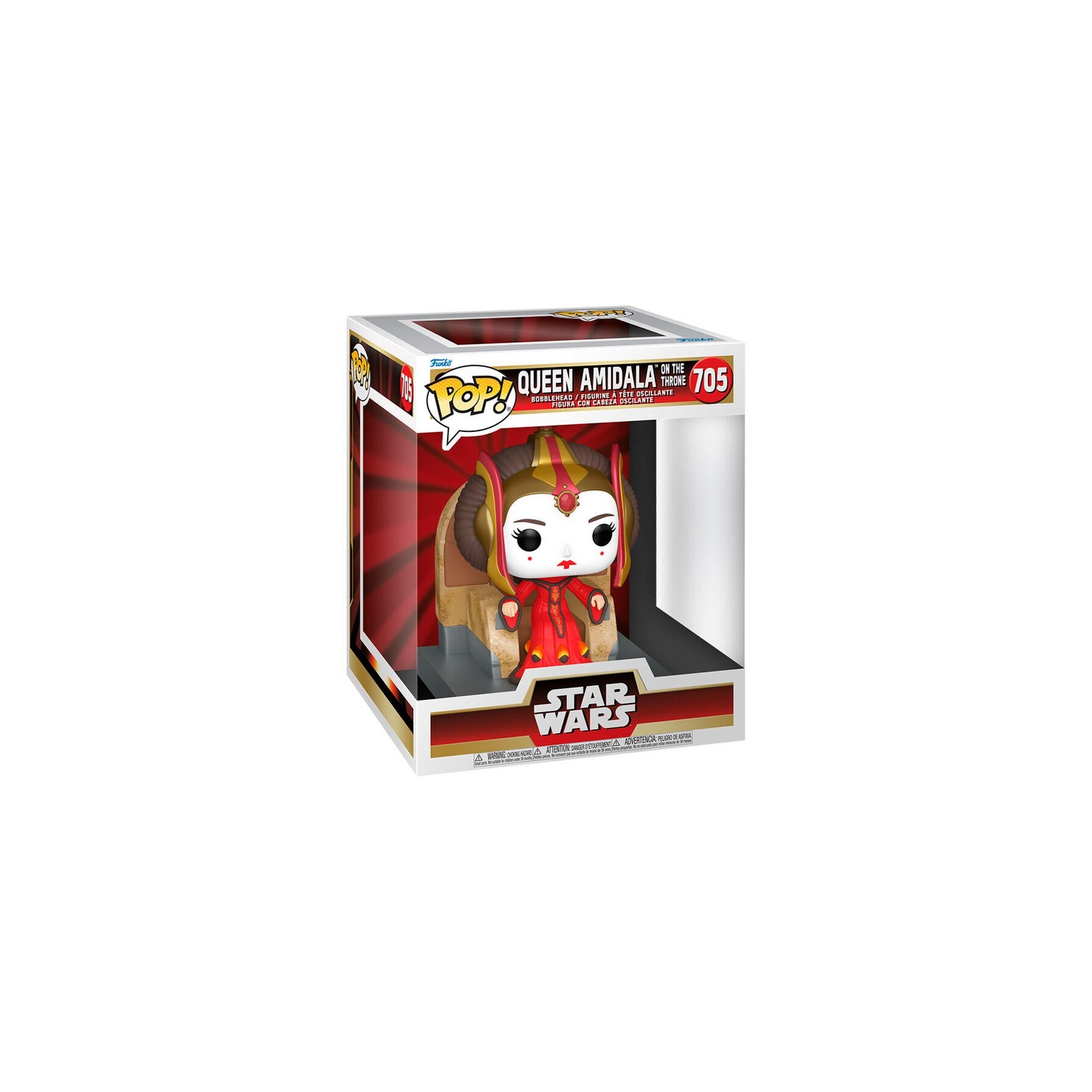 Figura Pop Deluxe Star Wars Queen Amidala On The Throne