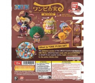 Surtido Bandai Gashapon One Piece Mi Animal 02 20 Articulos