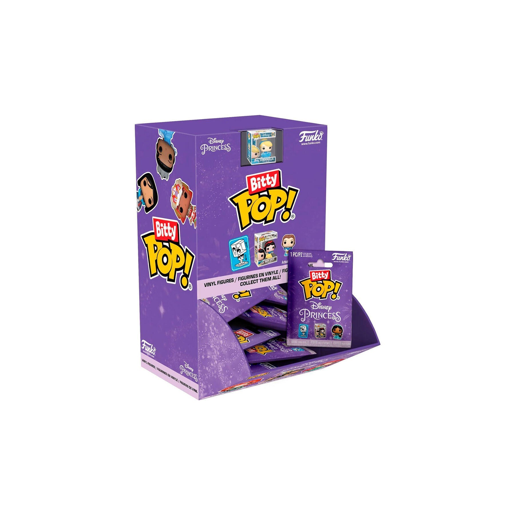 Figura Bitty Pop Disney Princesas Surtido 36 Unidades