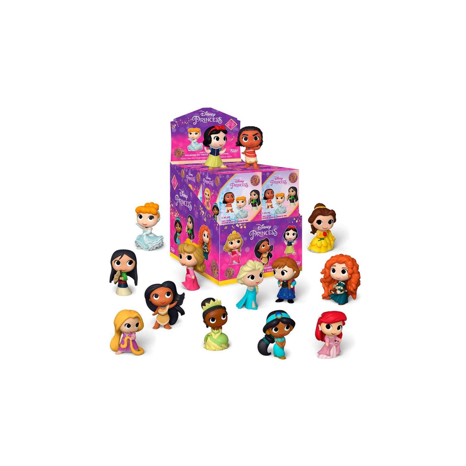 Figura Mystery Minis Disney Ultimate Princess 12 Unidades