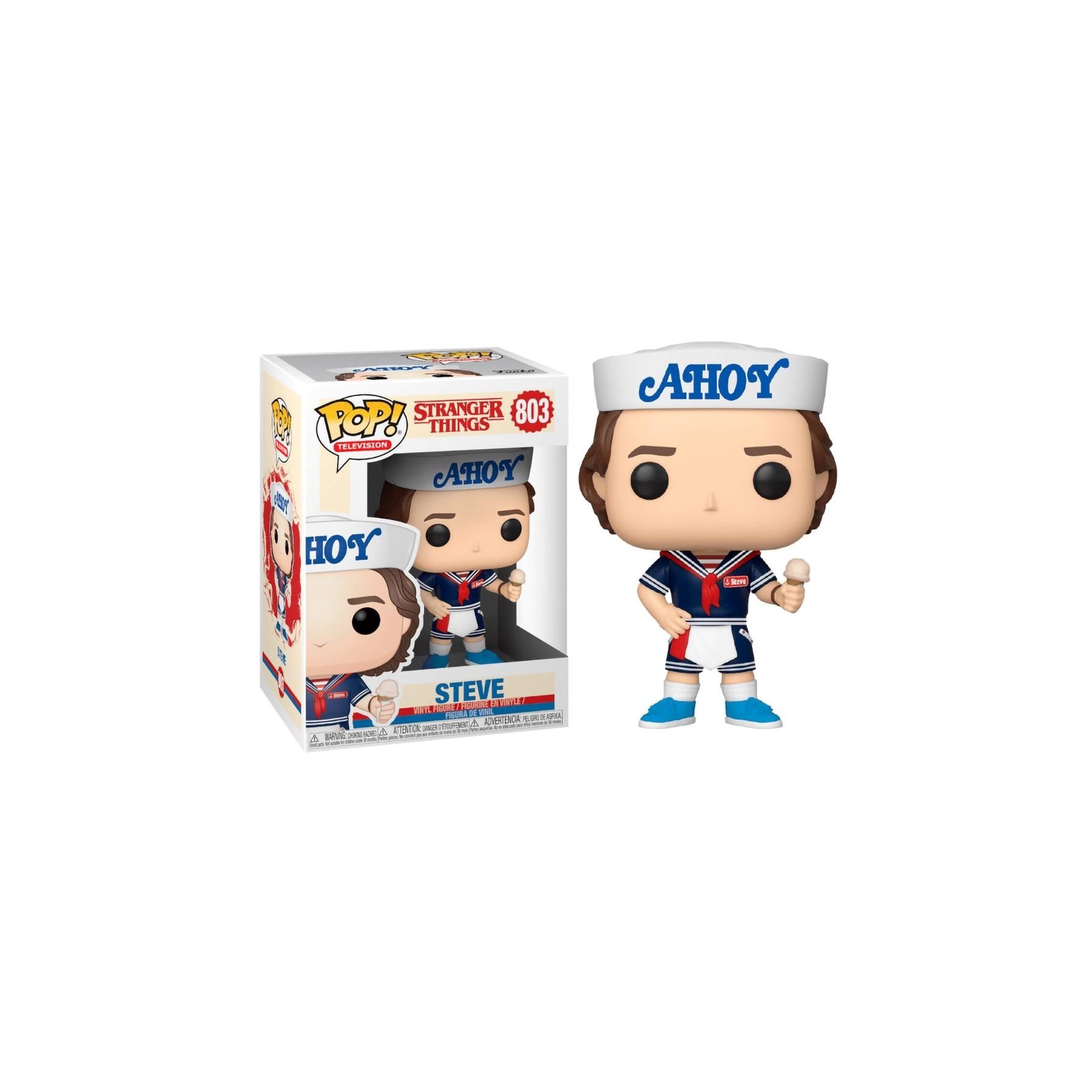 Figura Pop Stranger Things 3 Steve With Hat And Ice Cream