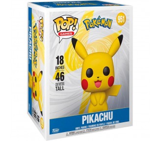 Figura Pop Mega Pokemon Pikachu 46Cm