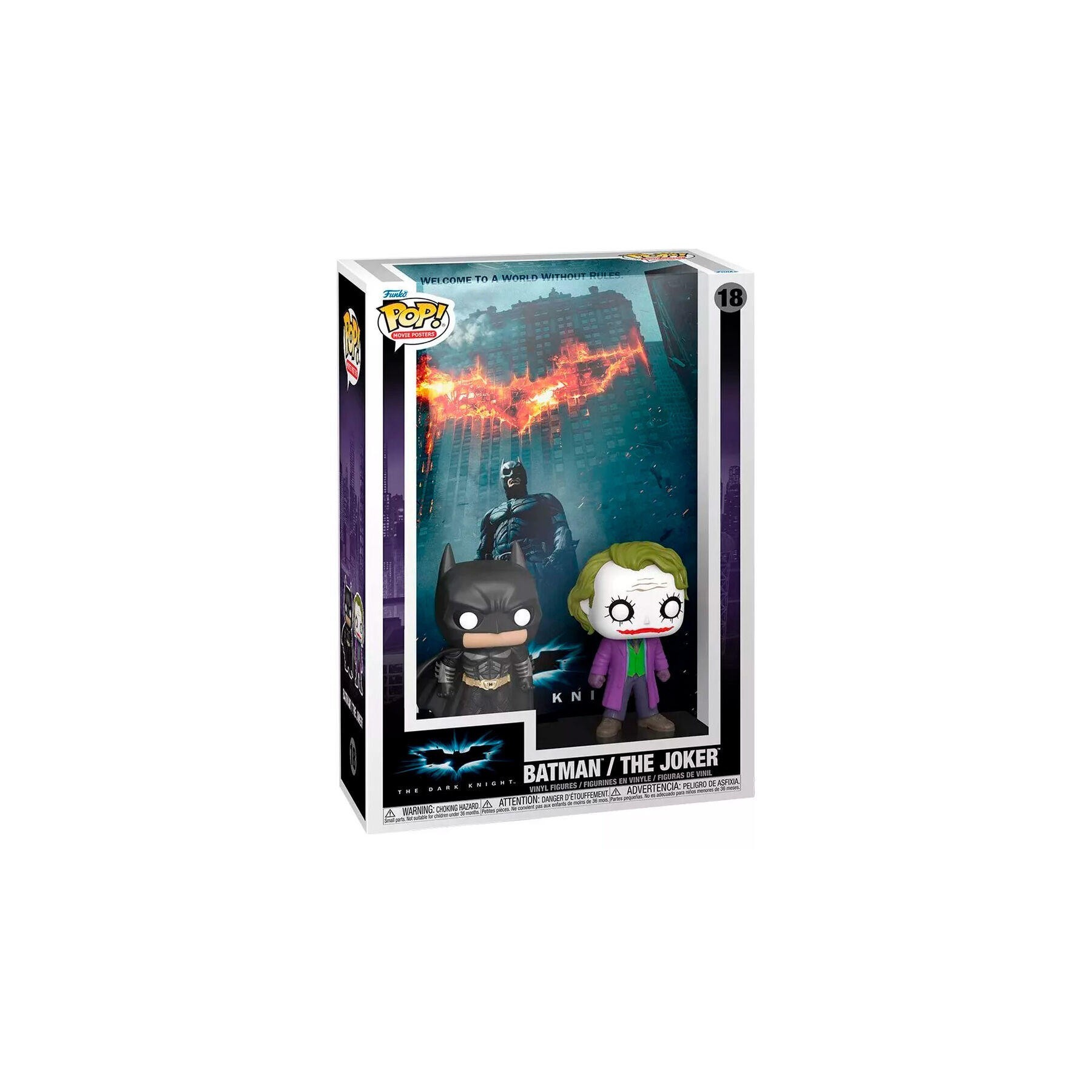 Figura Pop Movie Poster Dc Comics The Dark Knight Batman & J