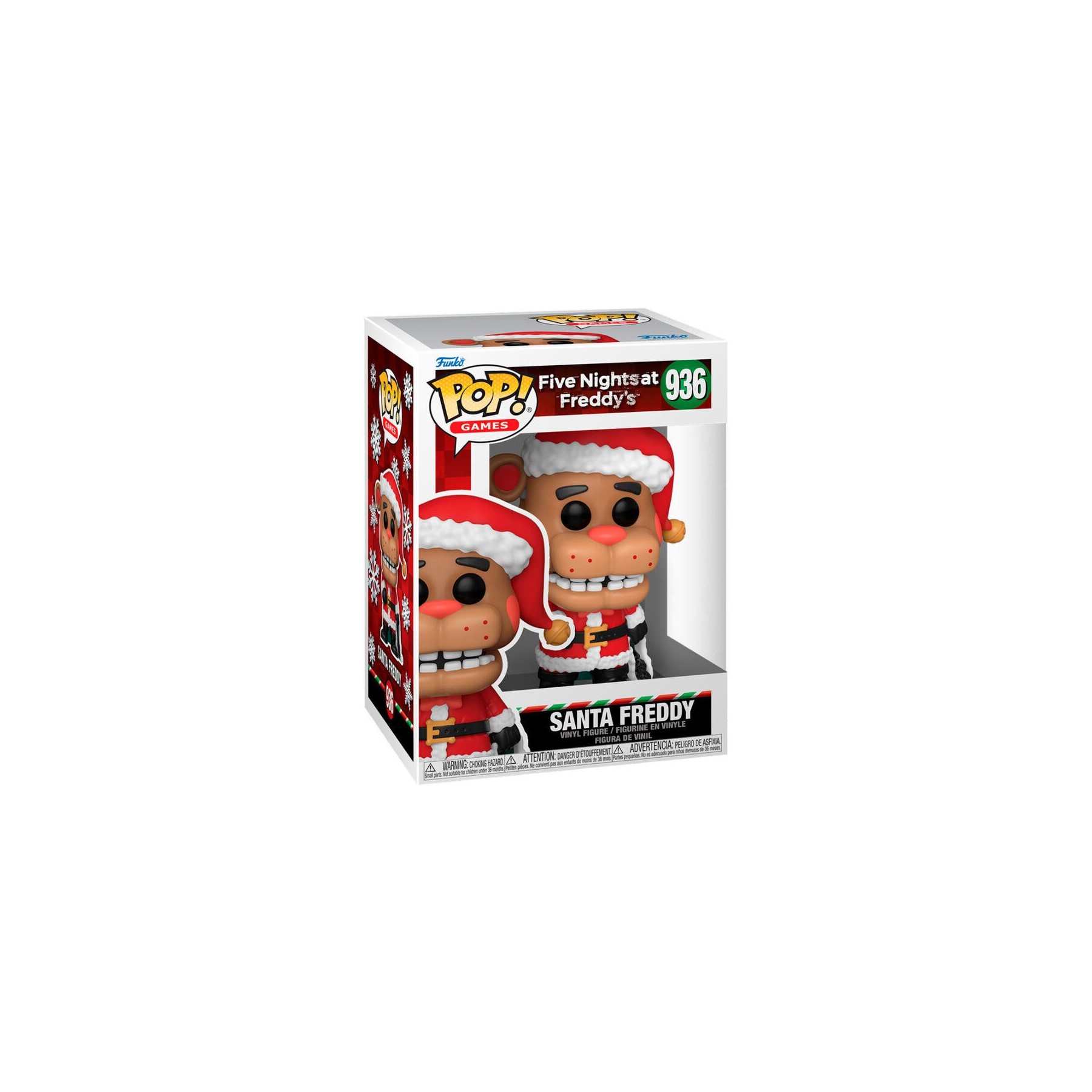 Figura Pop Five Nights At Freddys Holiday Santa Freddy