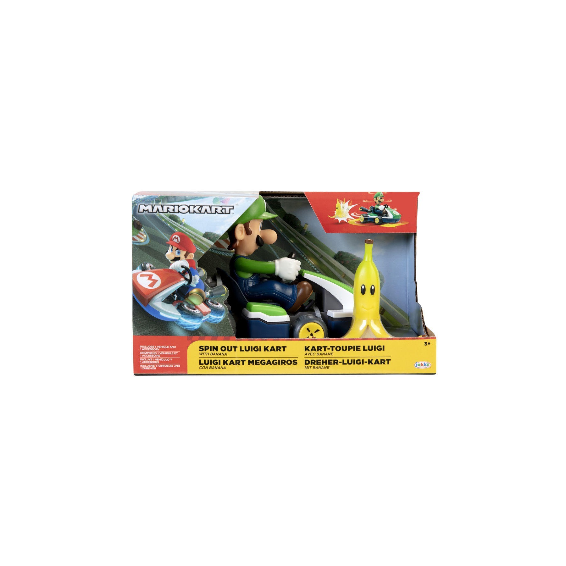 Figura Luigi Kart Megagiros Mario Kart 6,5Cm