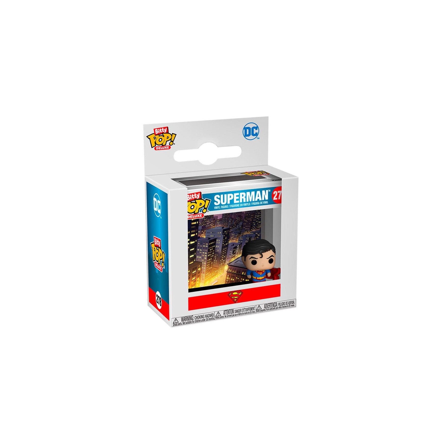 Figura Bitty Pop Deluxe Dc Comics Superman