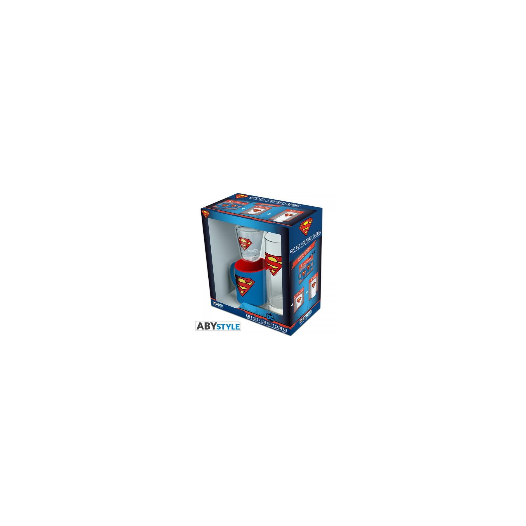DC Comics Pack Bicchieri / Shot / Tazze : Superman