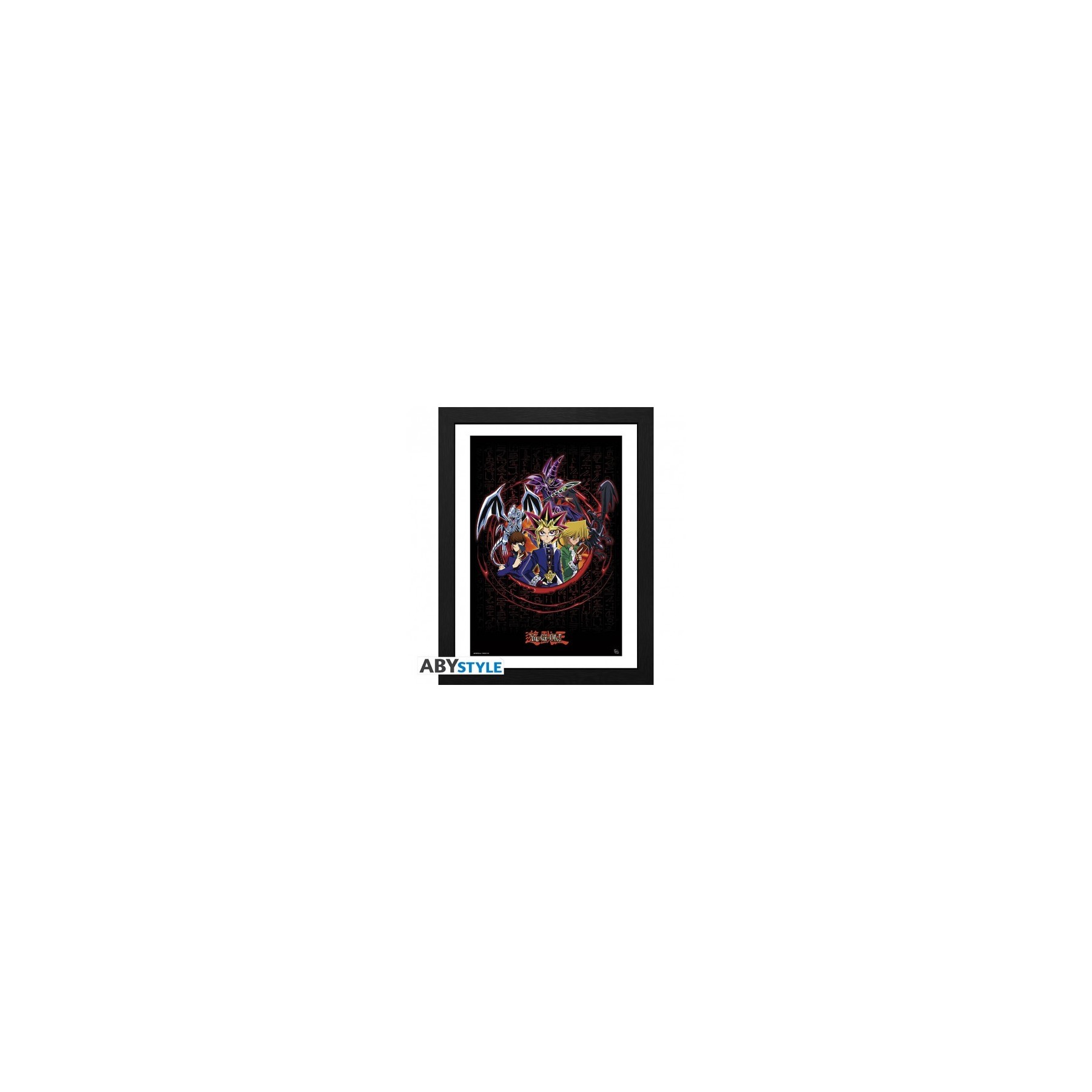 Framed Poster Yu-Gi-Oh! : Joey Yugi Kaiba