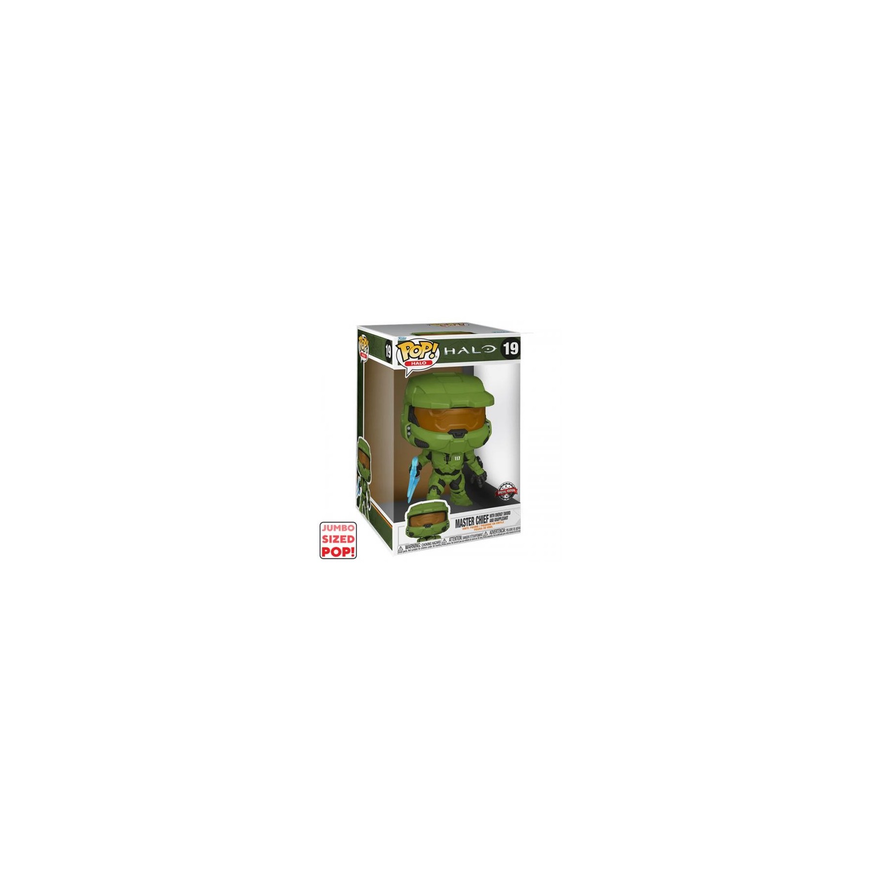 Funko POP! Halo: Master Chief w/Energy Sword (19) EXM JB