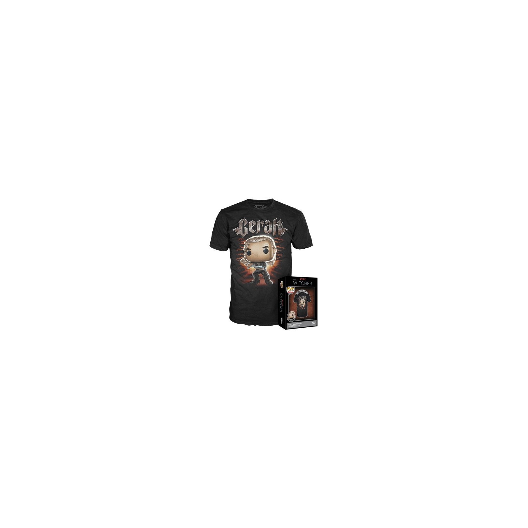 Funko POP! Boxed Tee (L) The Witcher: Geralt (EMEA)