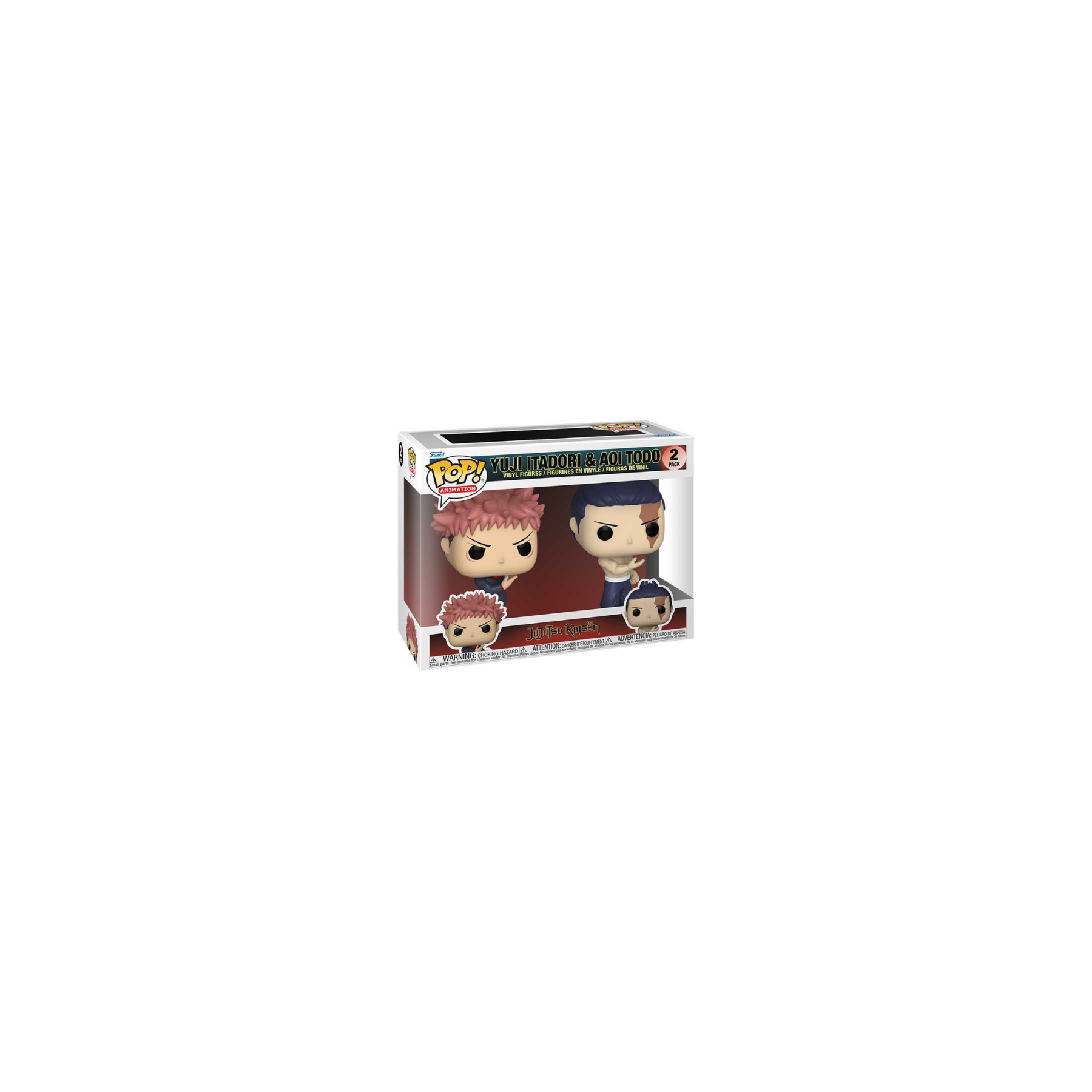 Funko POP! Jujutsu Kaisen S2: Itadori / Todo (2PK)