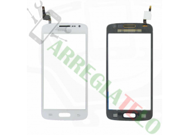 Ecran Tactile pour Samsung Galaxy Core 4G G386 Avant Blanc Blanc ARREGLATELO - 1