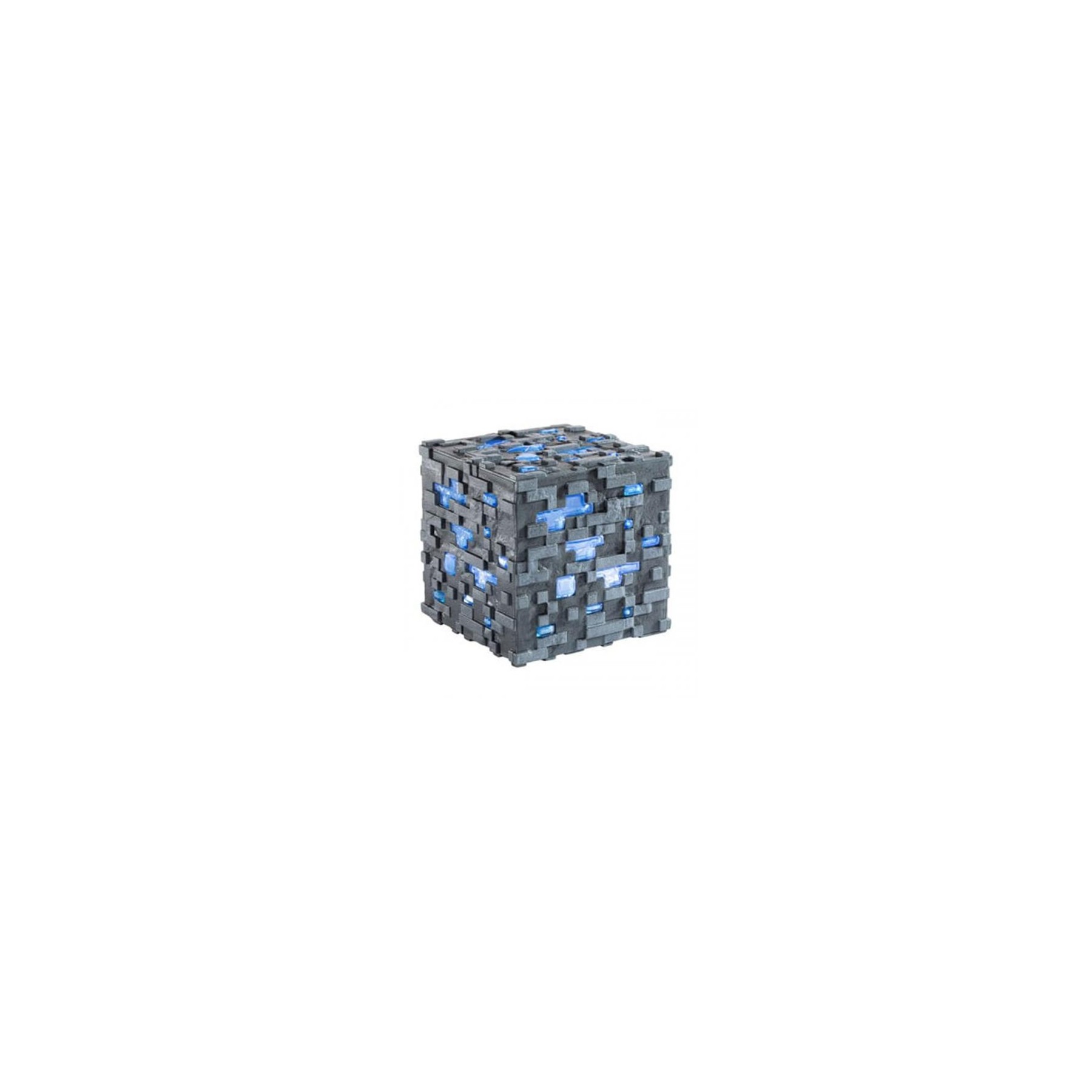 Minecraft Replica Illuminating Diamond Ore Cube 10cm