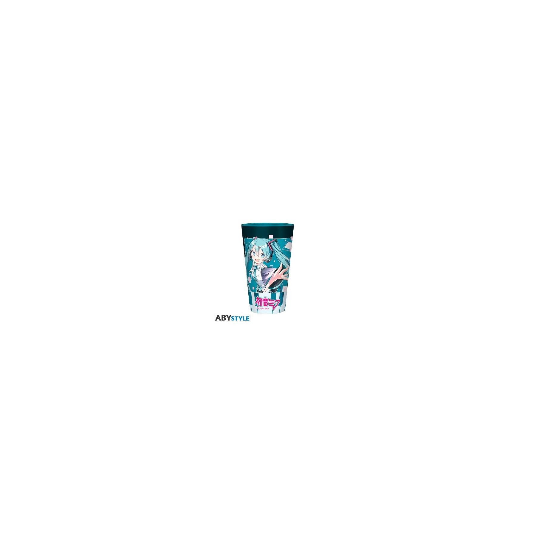Hatsune Miku Large Glass 400ml: Musical City