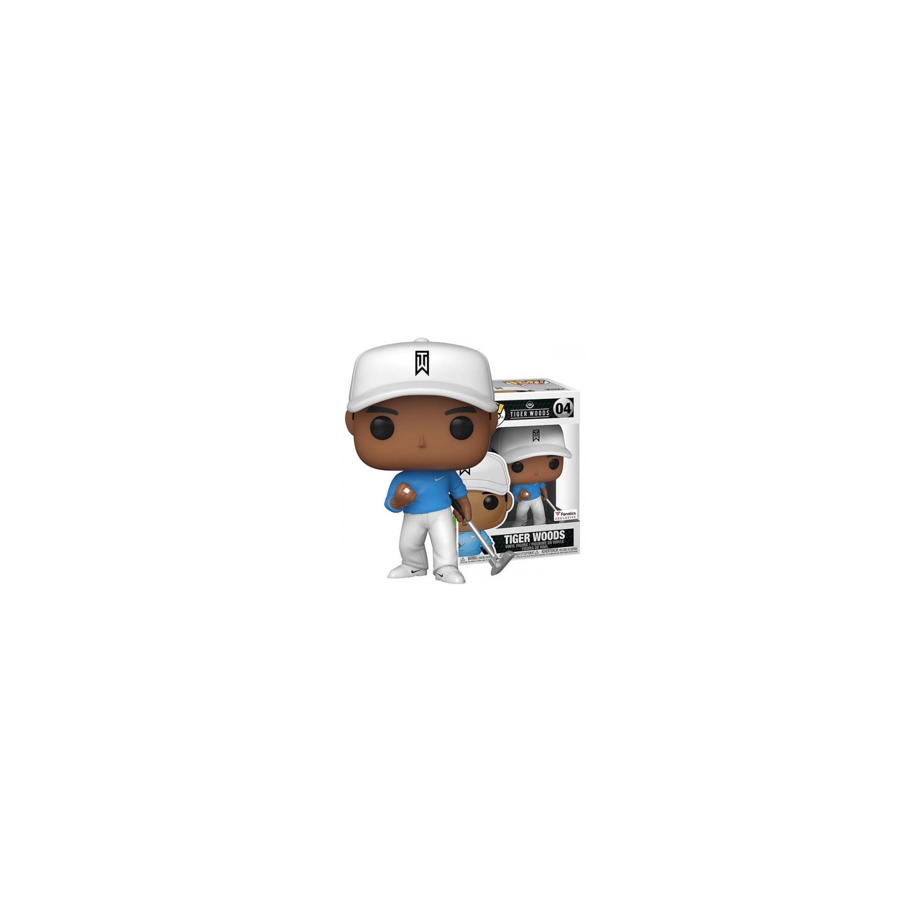 Funko POP! Tiger Woods: Tiger Woods (Blue Shirt) (04) EXM