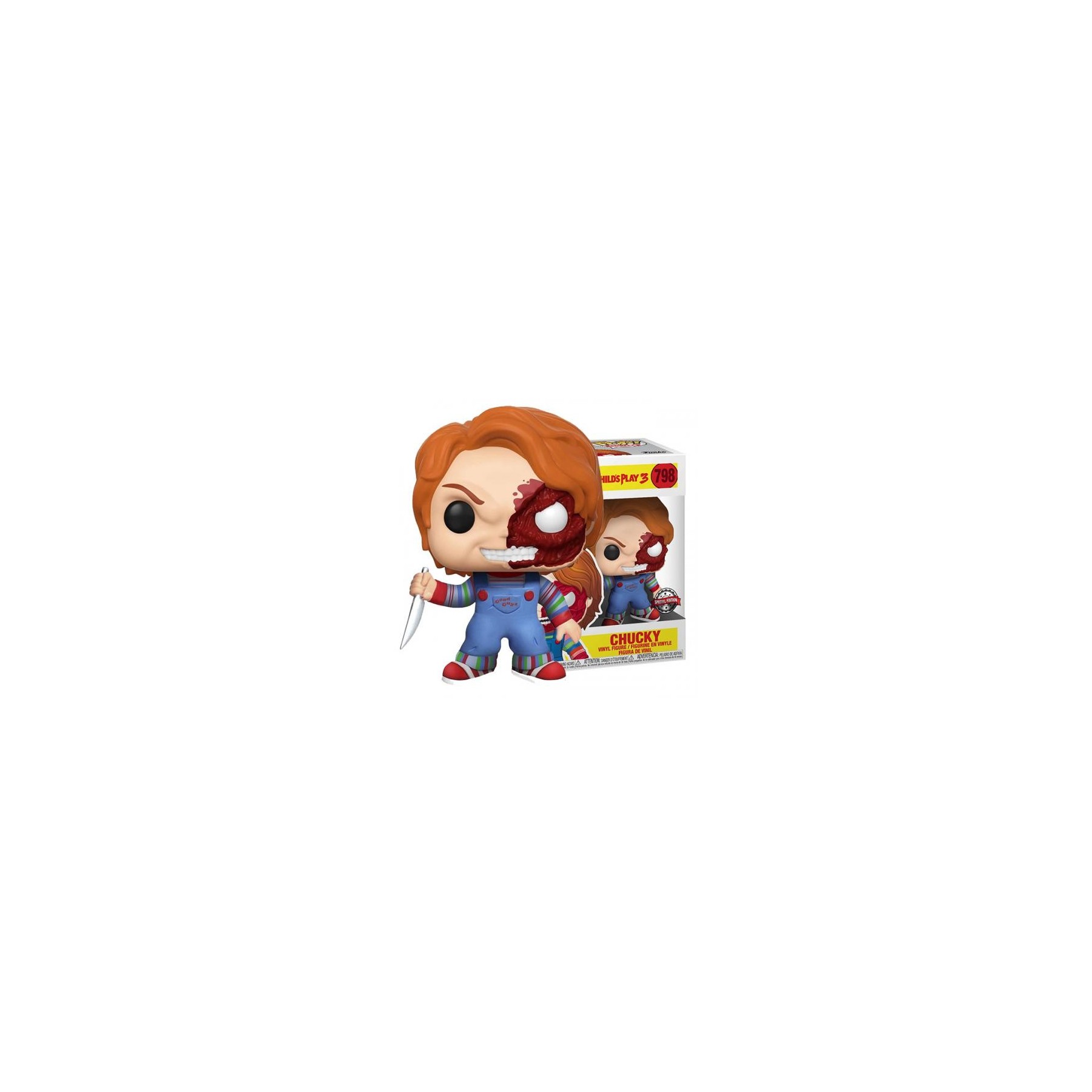 Funko POP! Childs Play 3: Chucky Half (798) EXM