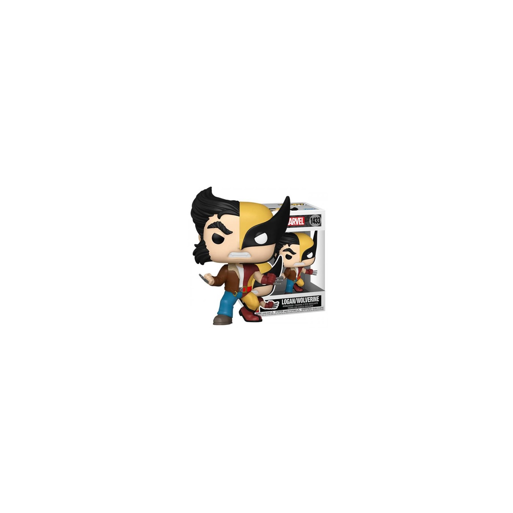 Funko POP! Marvel: Split Logan/Wolverine (1433)