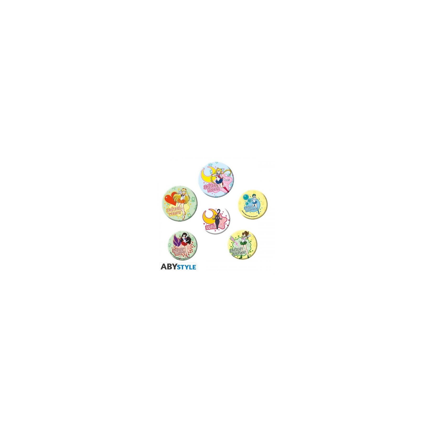 Sailor Moon Pin Spilla Badge Pack 3cm