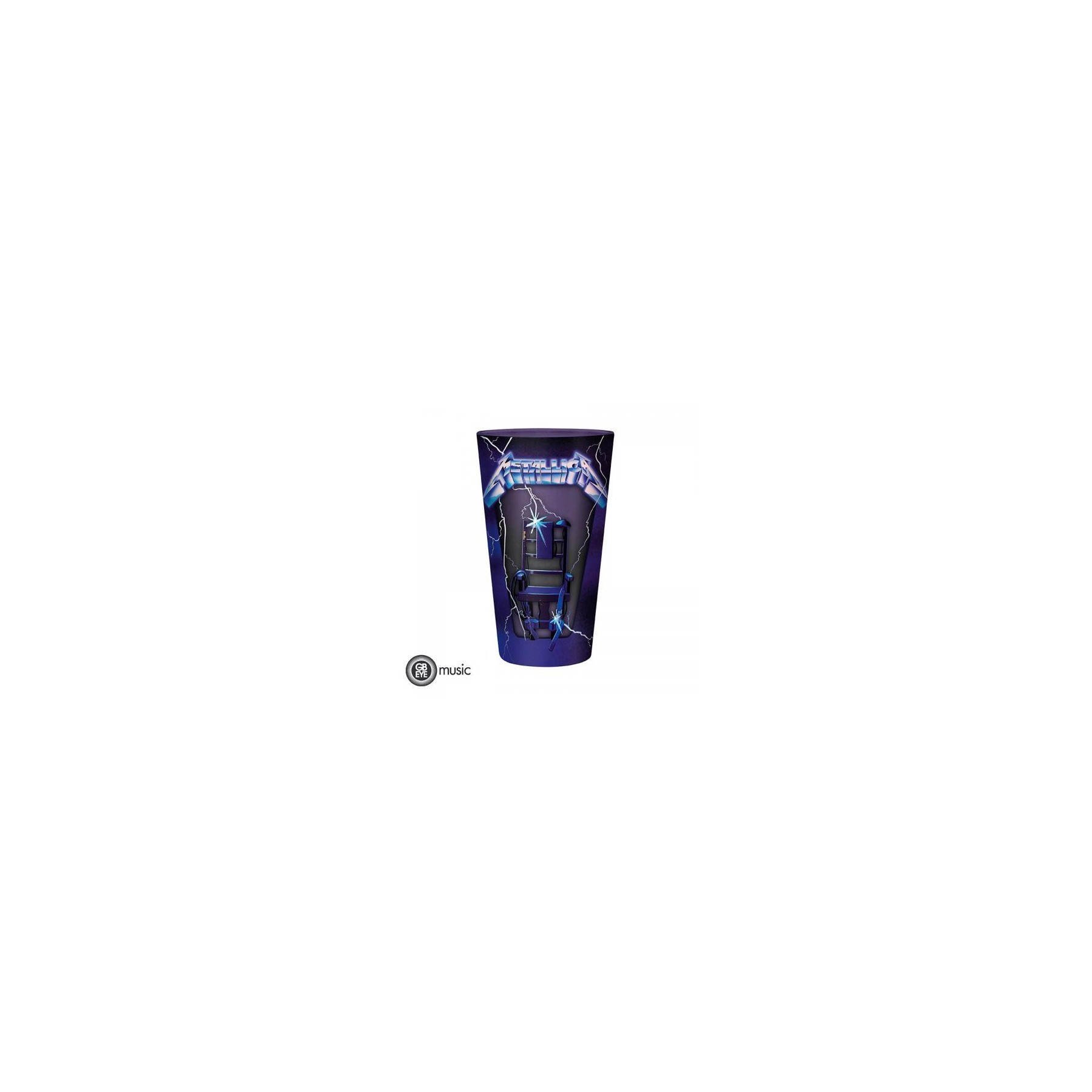 Metallica Large Glass 400ml: Ride the Lightning