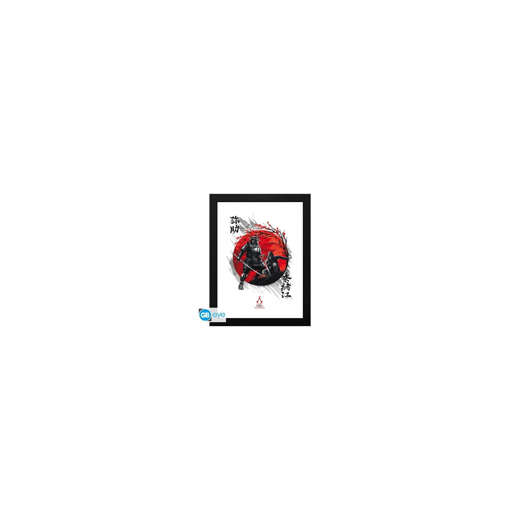 Assassin's Creed Framed Print: Shadows Yasuke/Naoe (30x40)