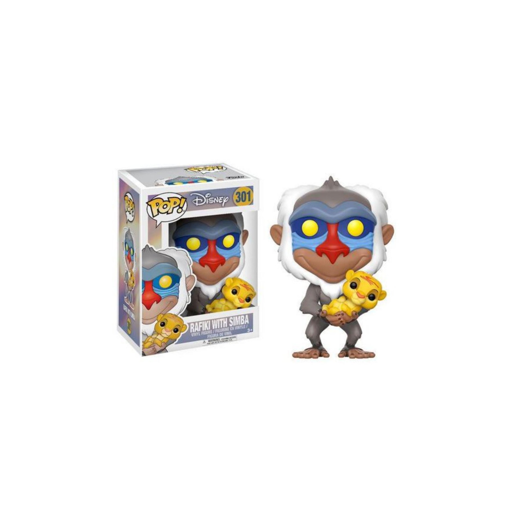 Figura Funko Pop El Rey Leon Rafiki Con Simba Disney