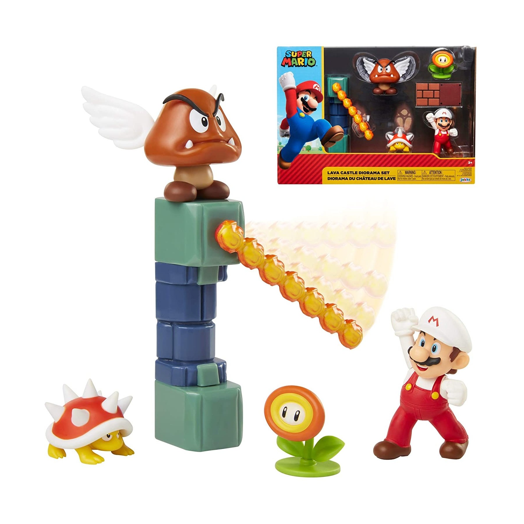 Nintendo - Diorama Castillo De Lava