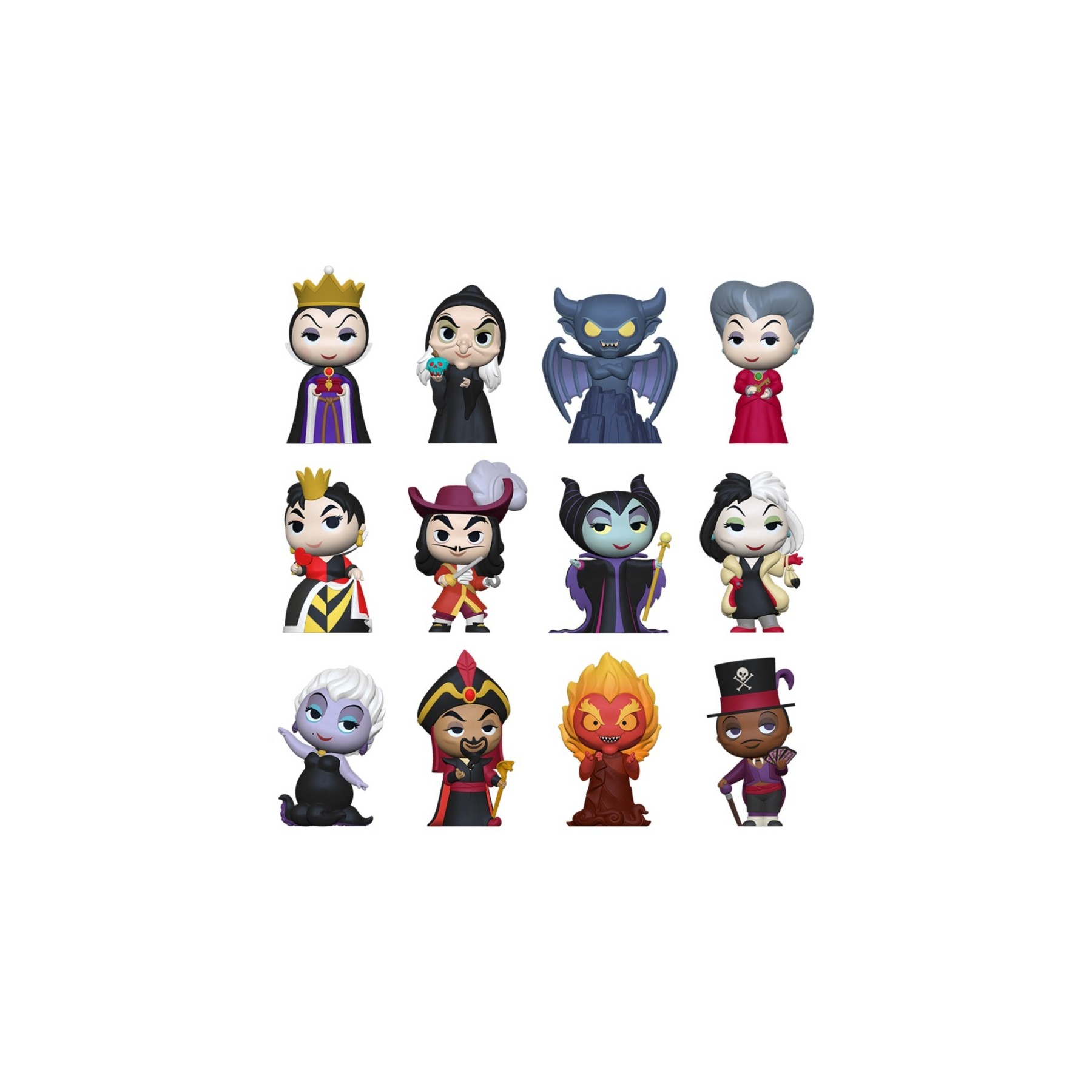 Figura Mystery Minis Disney Villains 12 Unidades
