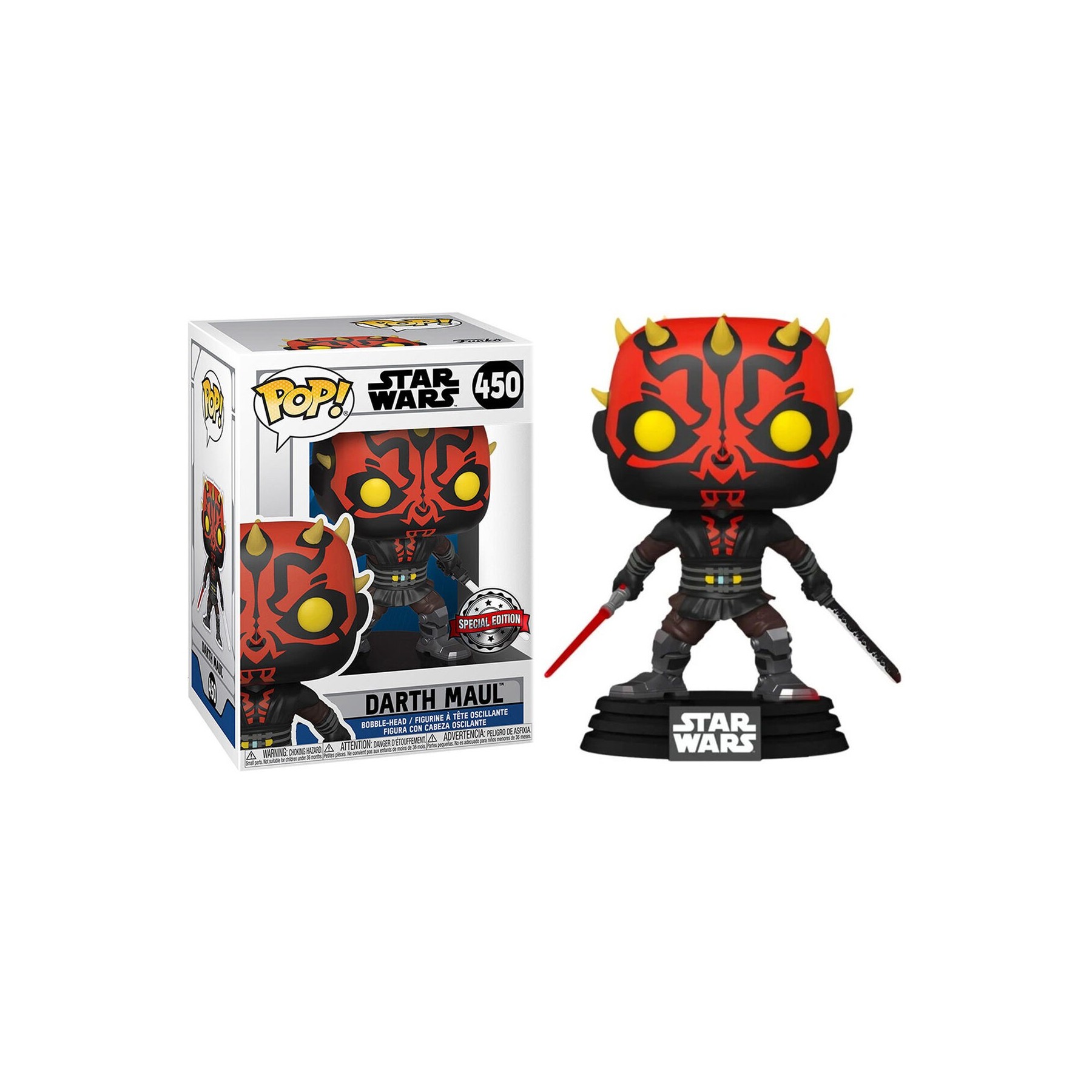 Figura Pop Star Wars Darth Maul With Saber Exclusive