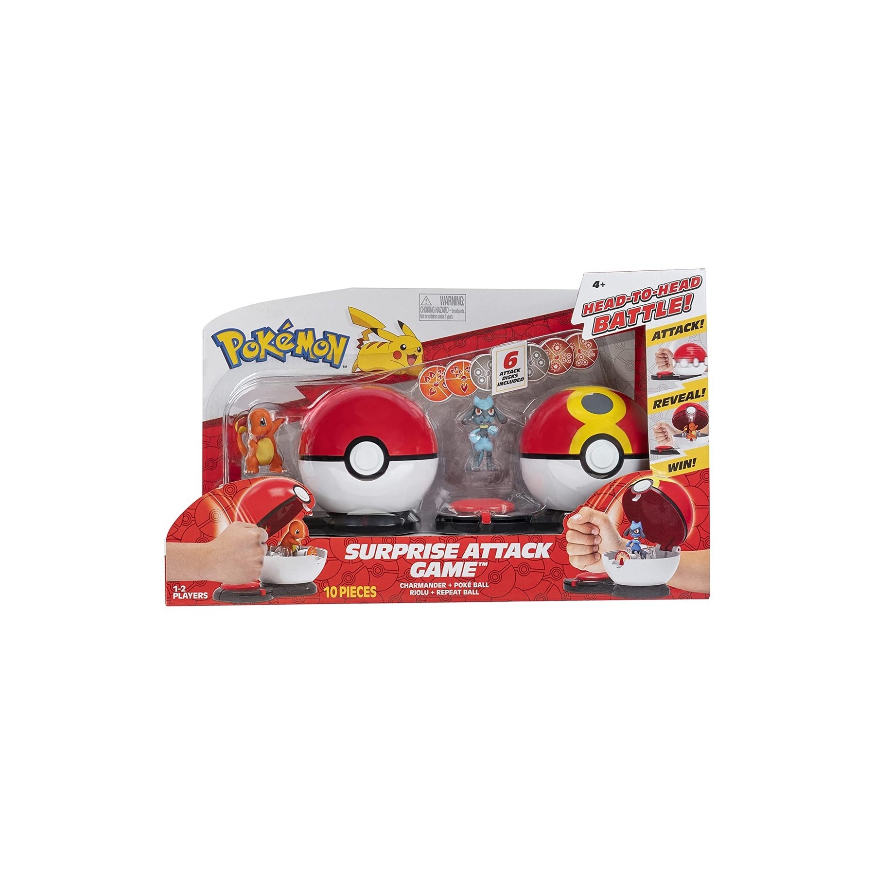 Figura Jazwares Pokemon Juego De Ataque Charmander N. 1 Con
