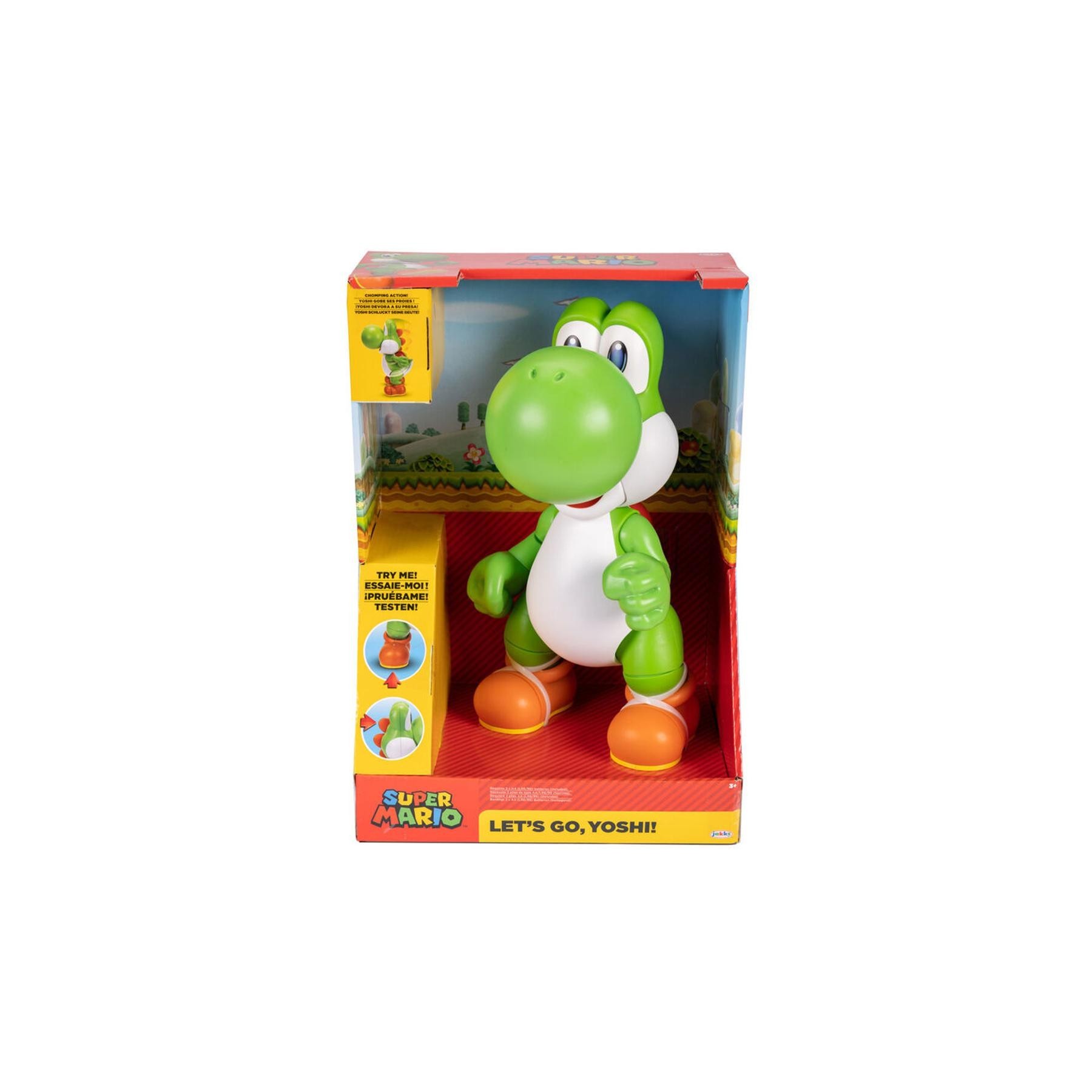 Figura Interactiva Yoshi Lets Go Super Mario Bros 36Cm