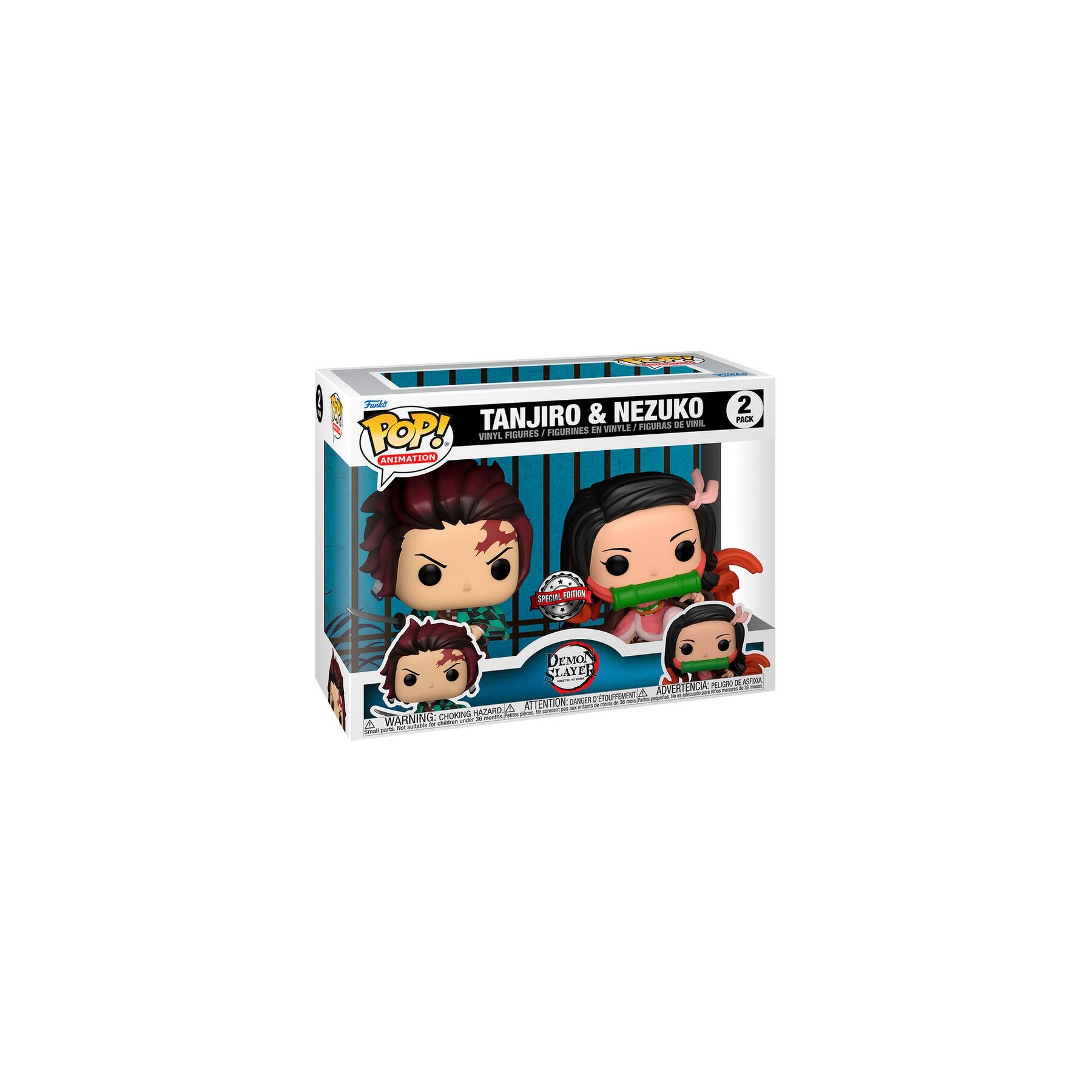 DEMON SLAYER (S3) - 2 POP PACK TANJIRO & NEZUKO