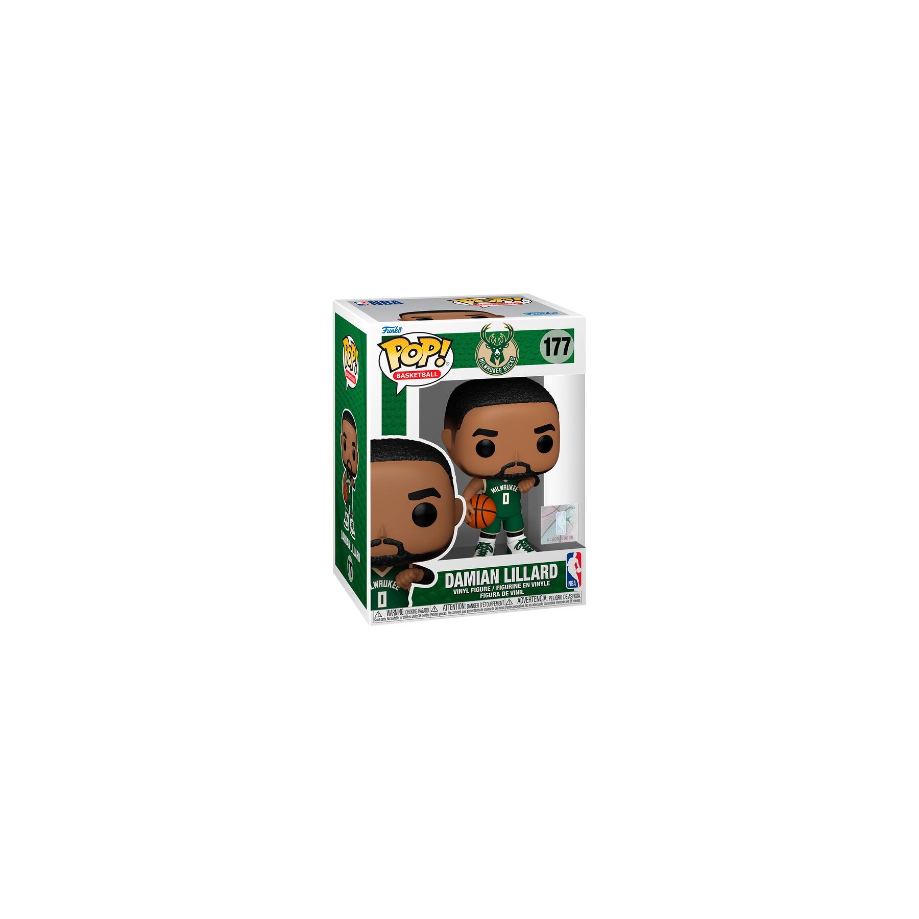 Figura Pop Nba Milwukee Buck Damian Lillard