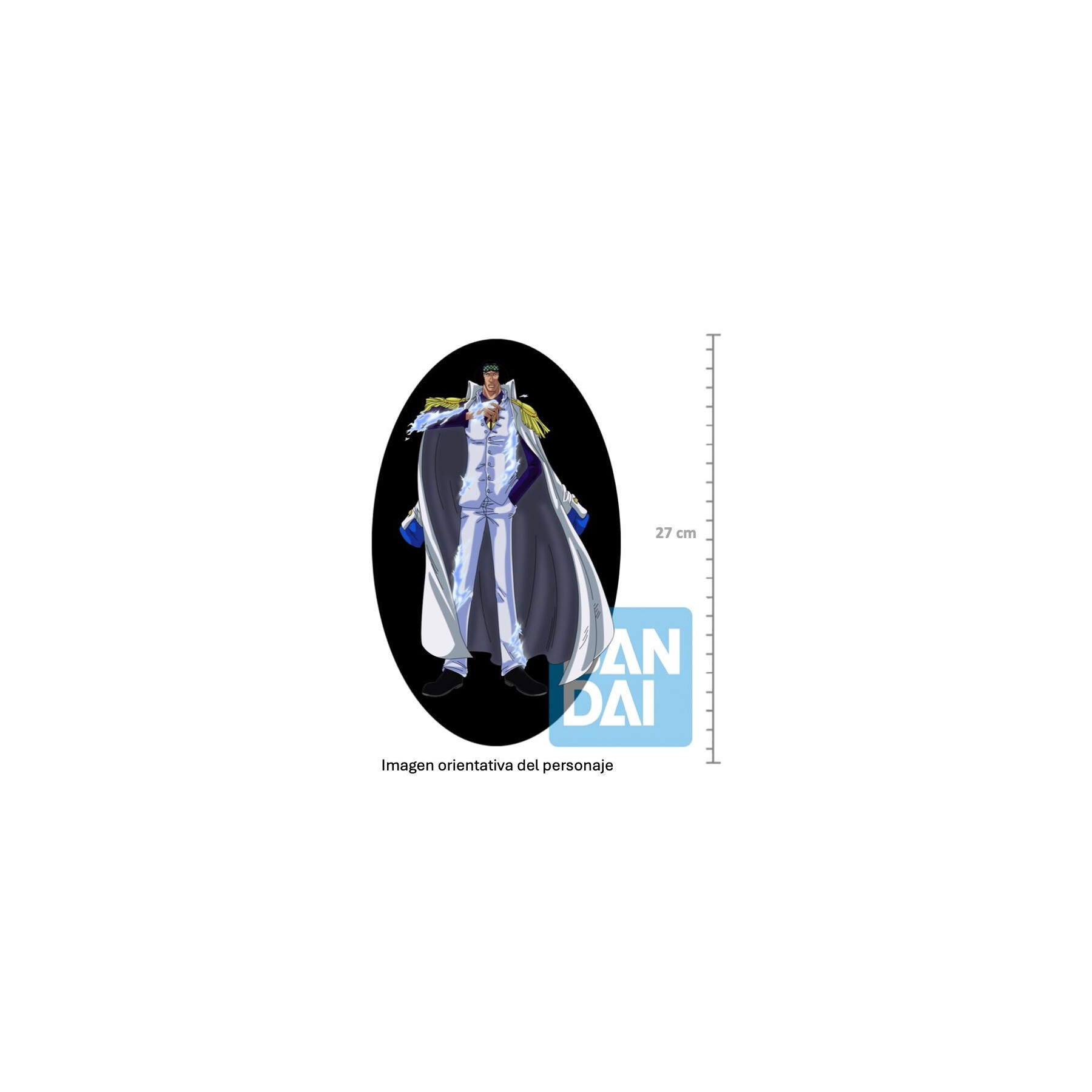 Figura Ichibansho Kuzan Legendary Hero One Piece 27Cm