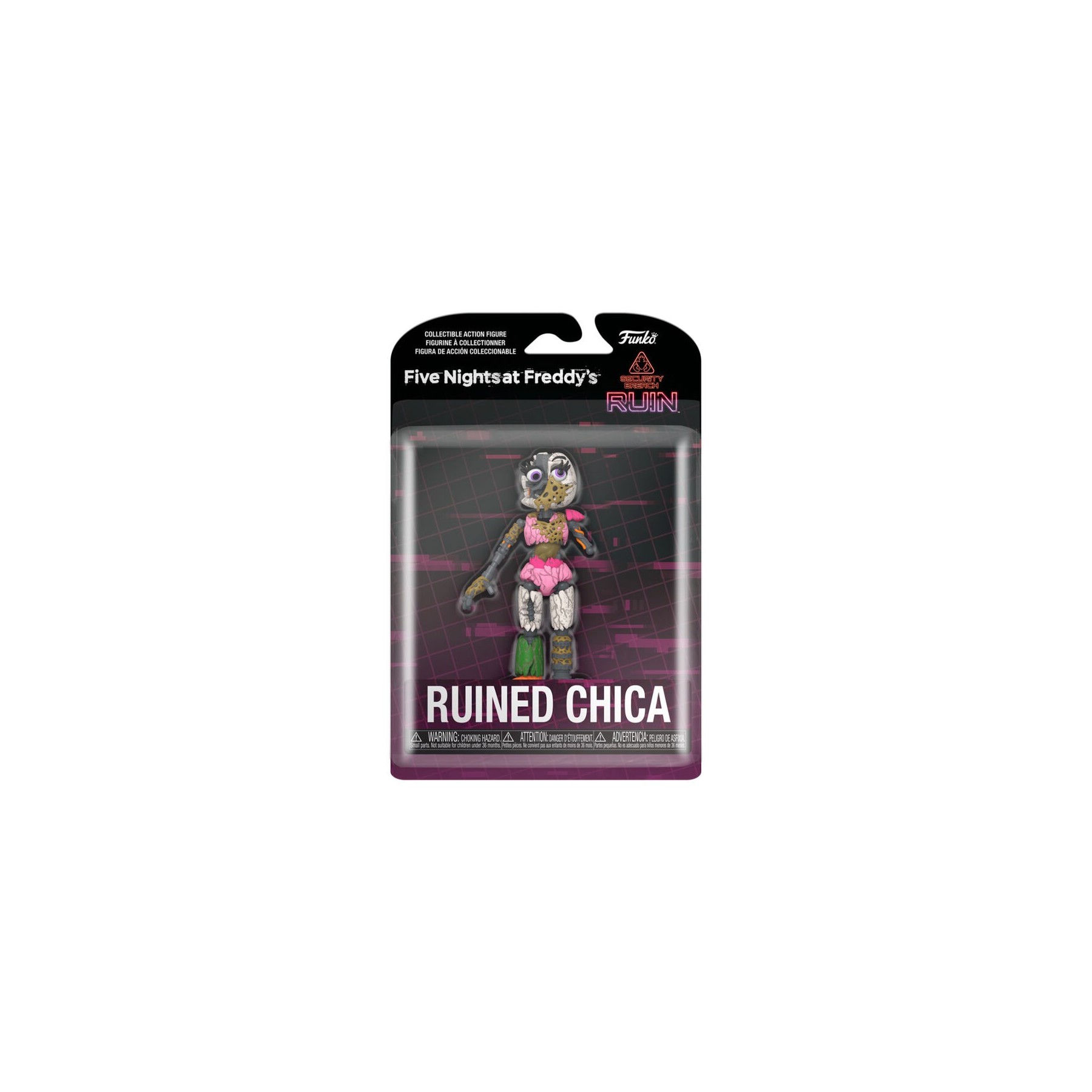 Figura Action Ruined Chica Five Nights At Freddys 12Cm