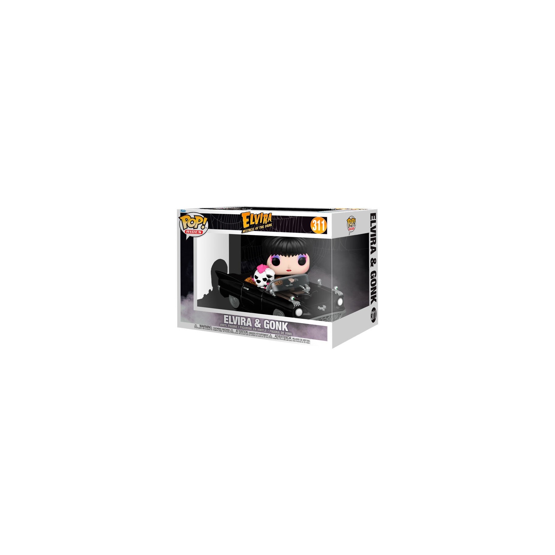 Figura Pop Rides Deluxe Elvira Mistress Of The Dark Elvira &