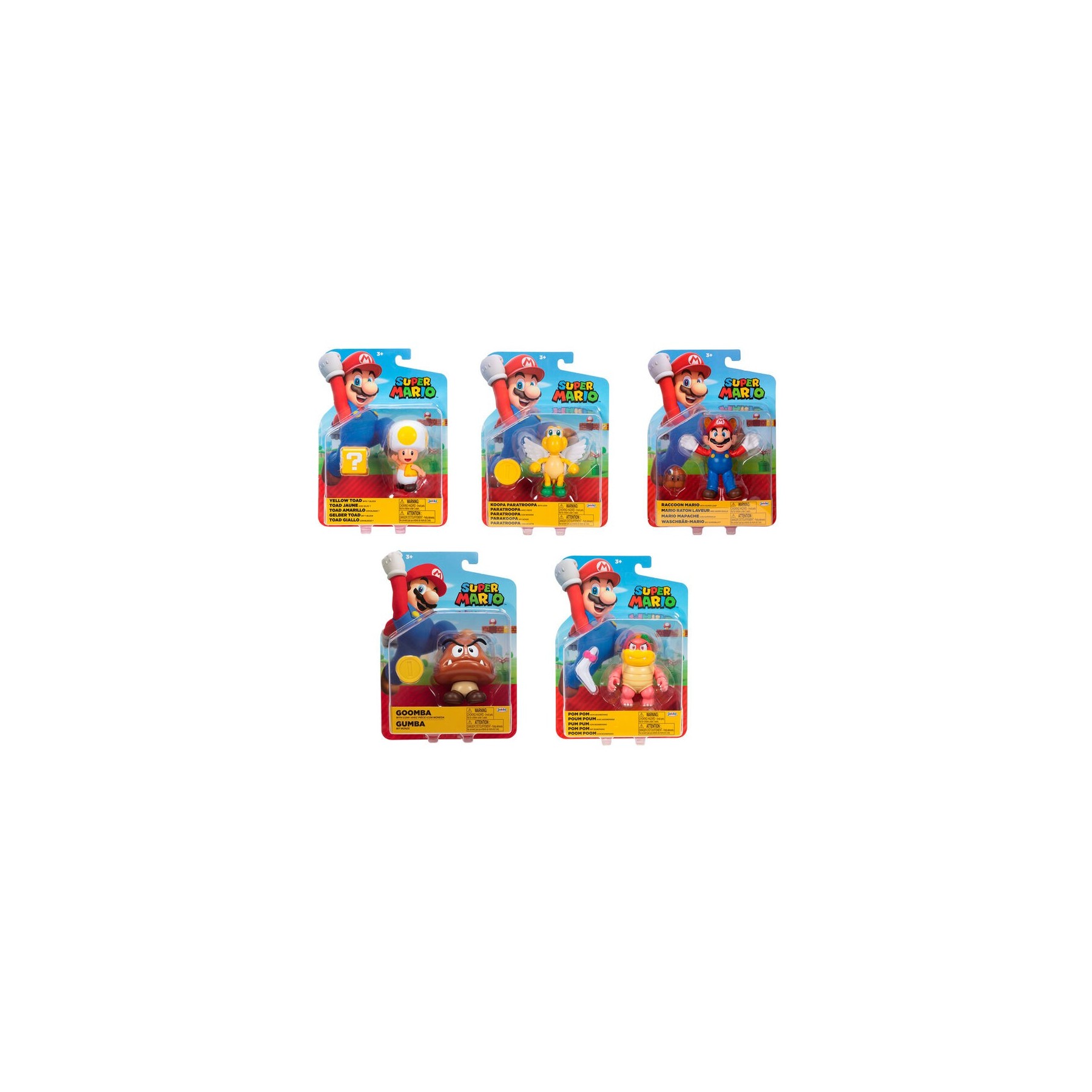 Figura Wave 39 Super Mario Bros 10Cm Surtido 6 Unidades