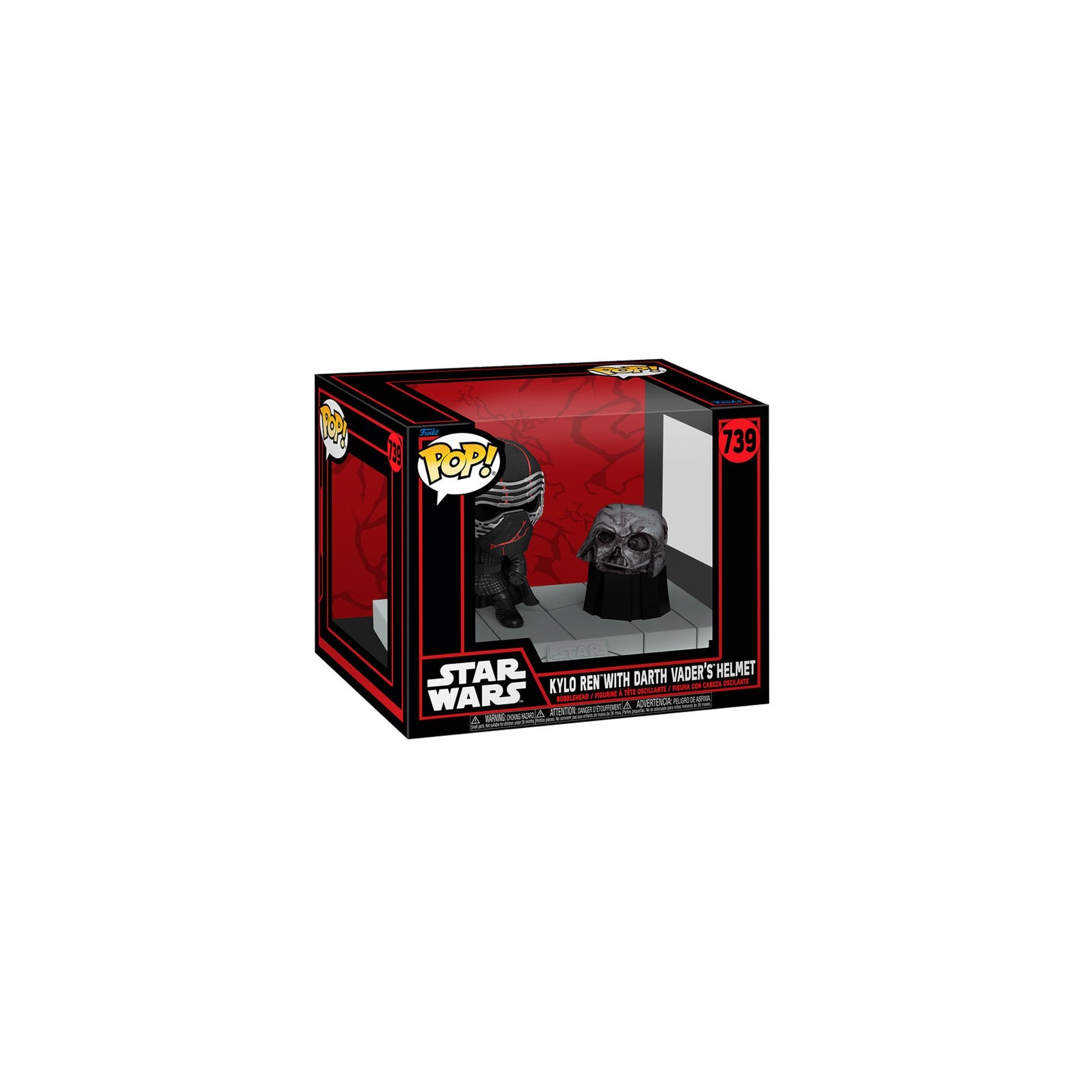 Figura Pop Deluxe Star Wars Kylo Ren With Darth Vader Helmet
