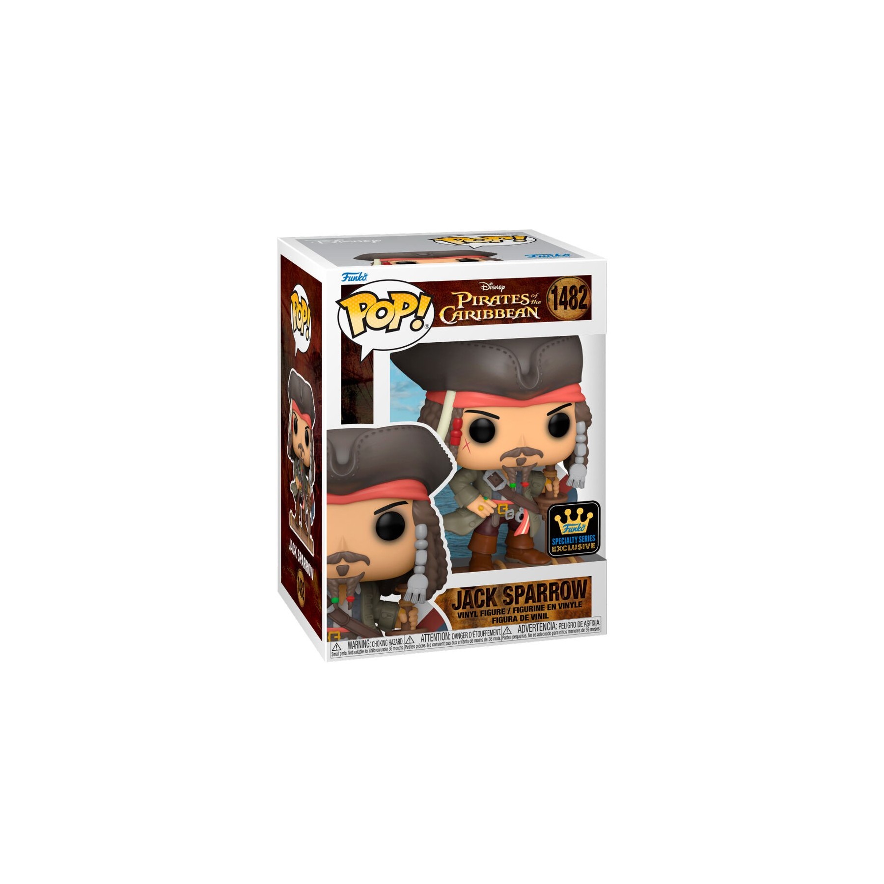 Figura Pop Piratas Del Caribe Jack Sparrow Exclusive