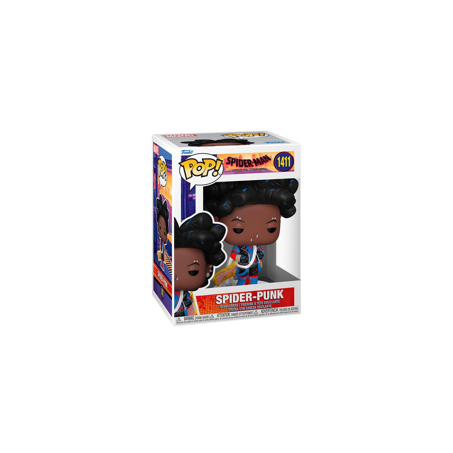 Figura Pop Marvel Spiderman Across The Spider-Verse Spider-P