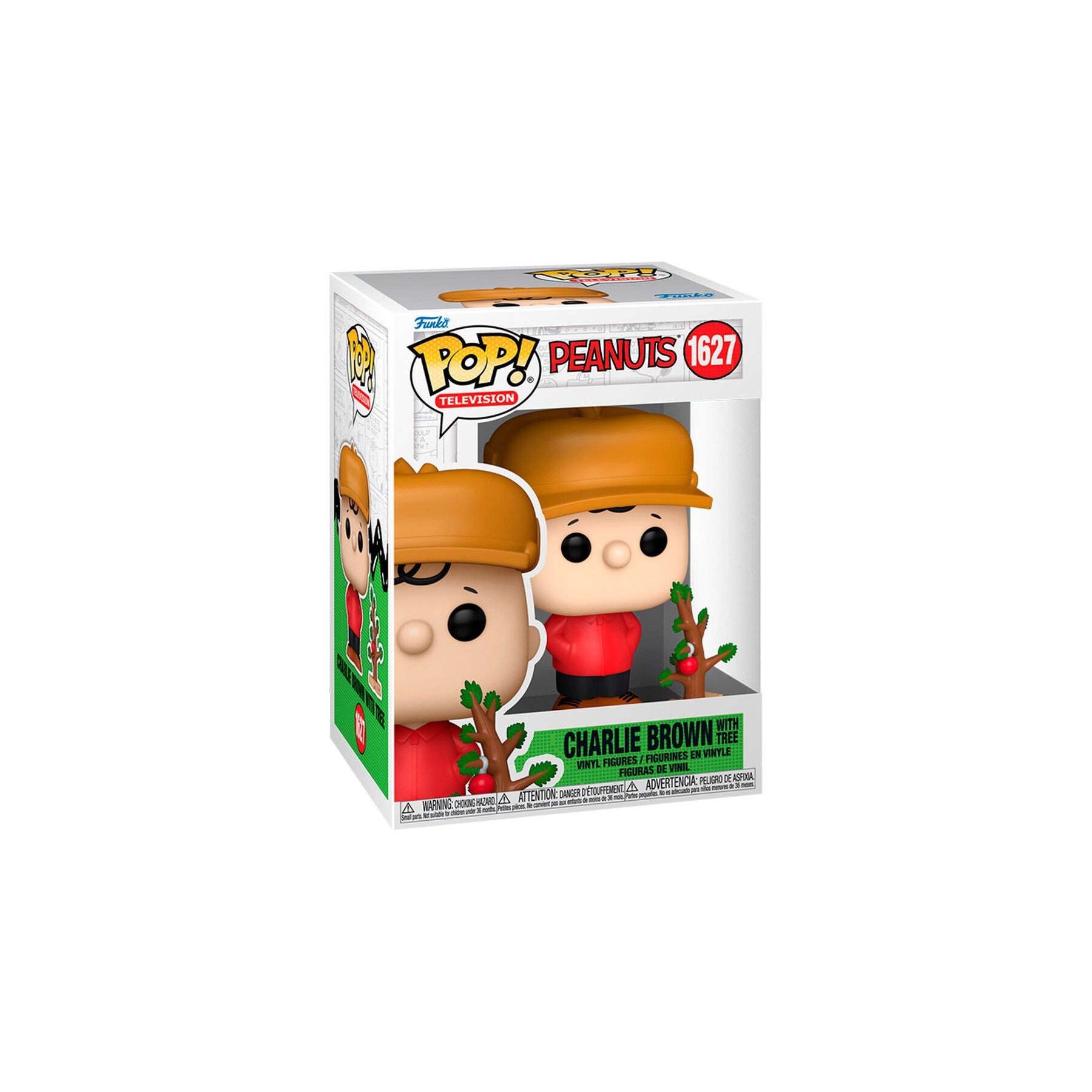 Figura Pop Peanuts Charlie Brown With Tree